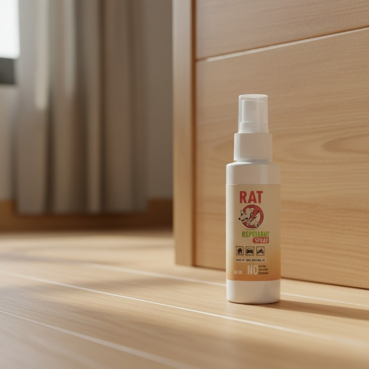 Rat Repellent Spray 50ml ? Natural, Safe &amp; Non-Toxic Rodent Deterrent for Home, Kitchen, Car, and Storage Areas