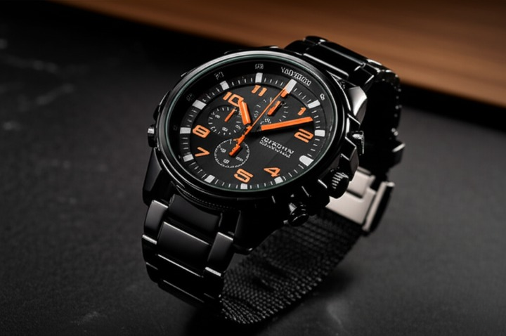 Stainless Steel Men?s Watch ? Waterproof, Sporty Design with Box