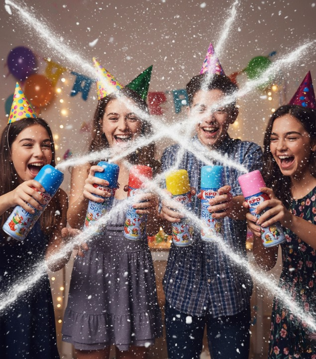 Pack of 2 Snow Spray for Party ? 100ml Each, Fun Celebration Spray for Birthdays, Weddings, New Year and Events