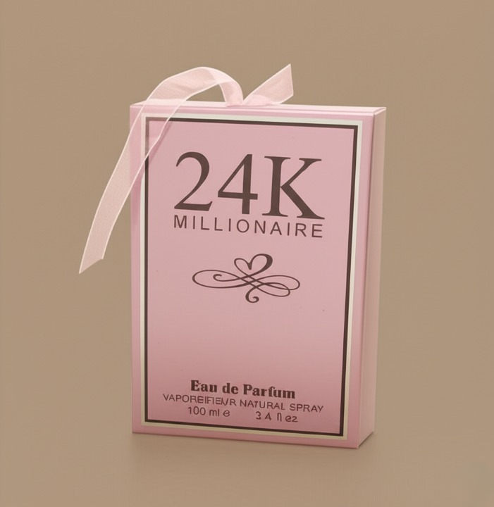 24K Millionaire Perfume for Women ? Premium Long Lasting Eau de Parfum, Luxury Fragrance with Rich Floral &amp; Fruity Notes, Elegant Scent That Lasts Up to 5 Hours (100ML)