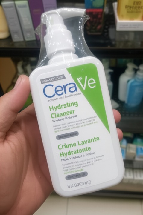 CeraVe Renewing SA Cleanser And Hydrating Cleanser with Salicylic Acid &amp; Ceramides ? (237ml)