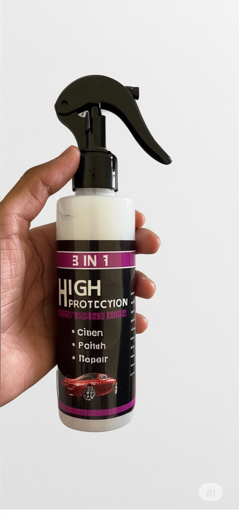 3 In 1 High Protection Quick Car Coating Spray, Ceramic Car Coating Spray Crystal Coating For Car