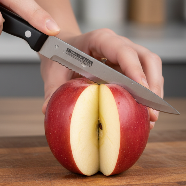 3-Piece Kitchen Knives Set ? Black | Non-Stick Coating, Ergonomic Anti-Slip Handles, Perfect for Chopping, Slicing &amp; Dicing | Dishwasher Safe