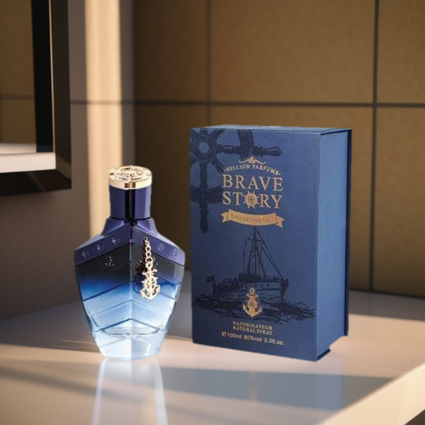 Blue Sellion Brave Story Perfume For Men - 100ml | Best Quality Perfume | EDP Perfume For Men | Luxurious Woody Scent Perfume For Men