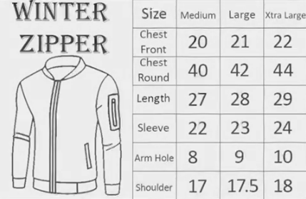 New Winter Collection Charcoal Grey ?Smile? Printed Zipper Jacket for Men &amp; Boys ? Premium French Fleece, Stylish, Warm &amp; Comfortable Winter Wear (M, L, XL)