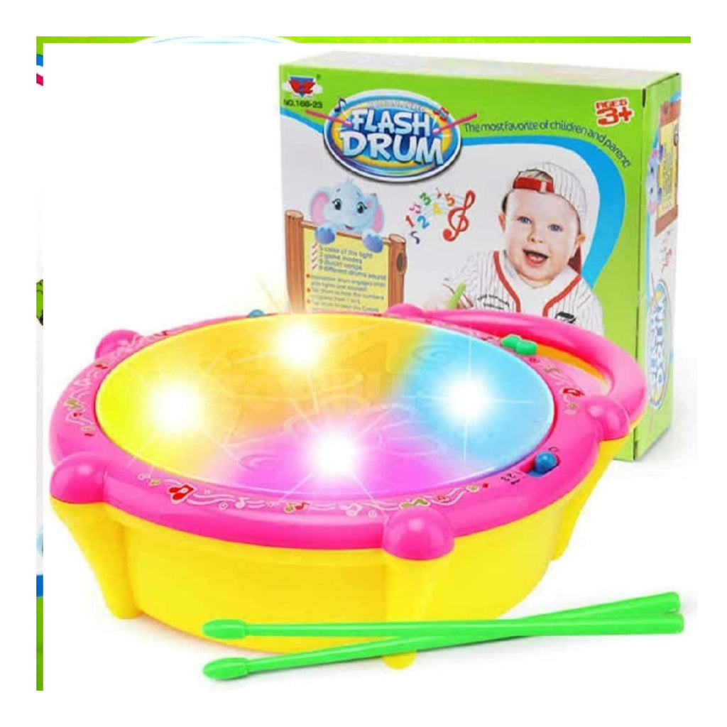 3D Flash Drum for Kids ? Musical Toy with Lights, Sounds &amp; 3 Game Modes