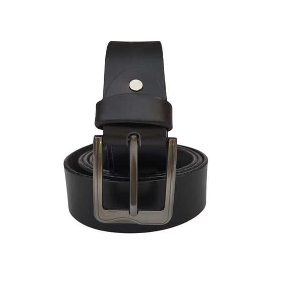 Men buffalo leather belt | Waist Belt for boys &amp; Mens (Black)