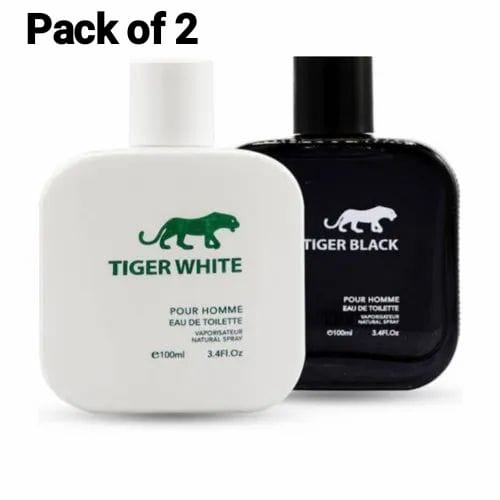 pack of 2 Cosmo Designs Tiger Black &amp; White Perfumes