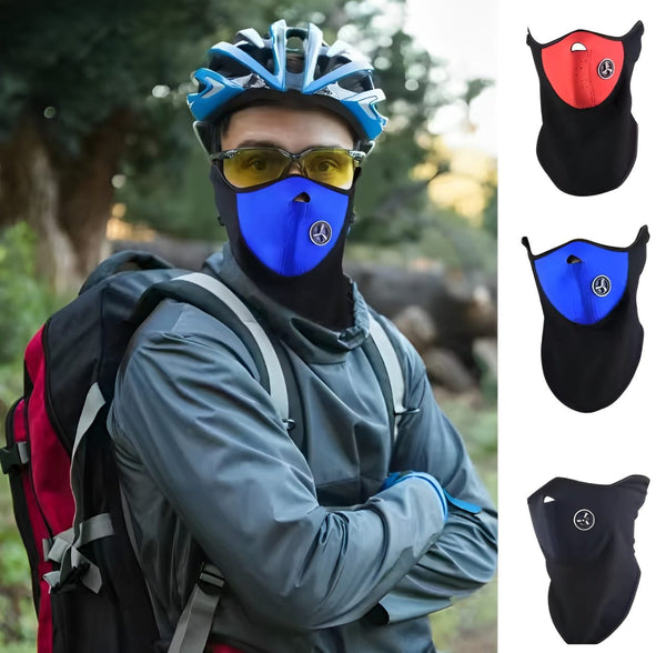 Pack Of 01 Windproof Bike Mask Half Face Motorcycle Masks For Men and Women | Best Quality Bike Mask