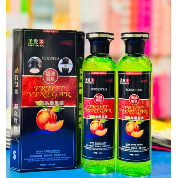 Ecosystem Fruit Vinegar Hair Color Gel Dye ? Nourishing, Long-Lasting Hair Color with Natural Shine ? All Hair Types