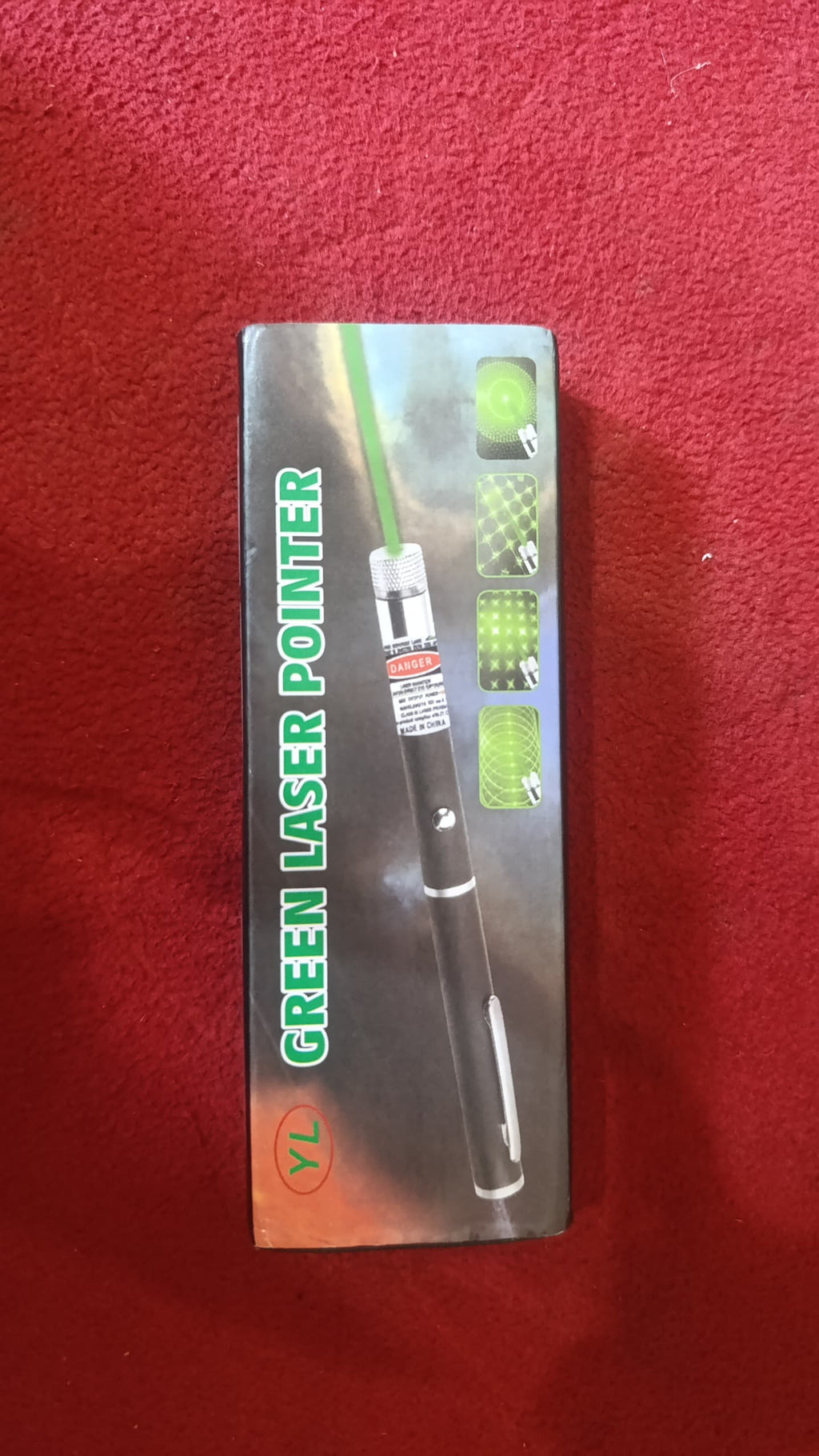 Green Multipurpose Laser Pointer Pen with Adjustable Antenna Cap for Pattern Projection and Presentations ? Green Beam Light