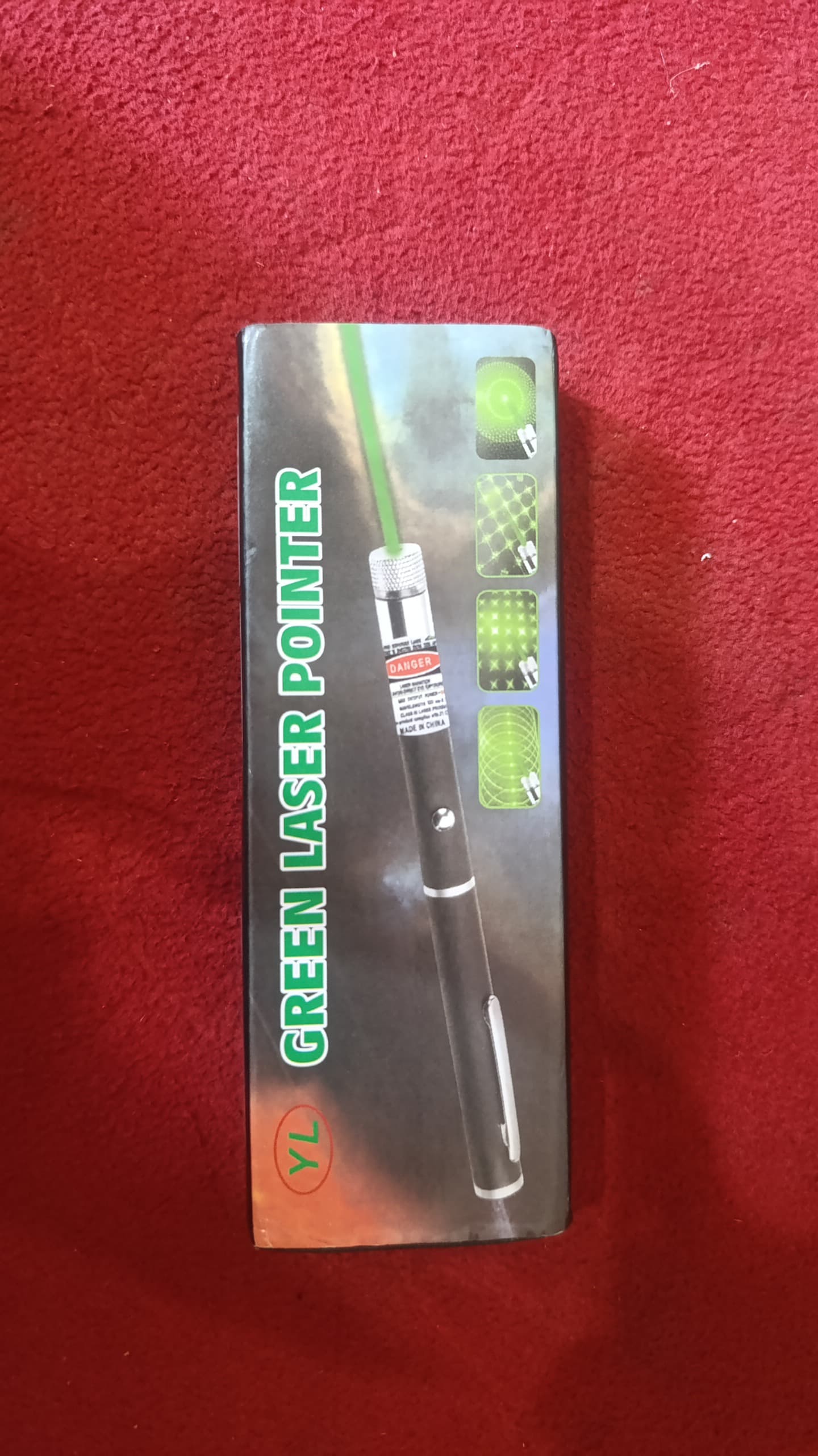 Green Multipurpose Laser Pointer Pen with Adjustable Antenna Cap for Pattern Projection and Presentations ? Green Beam Light