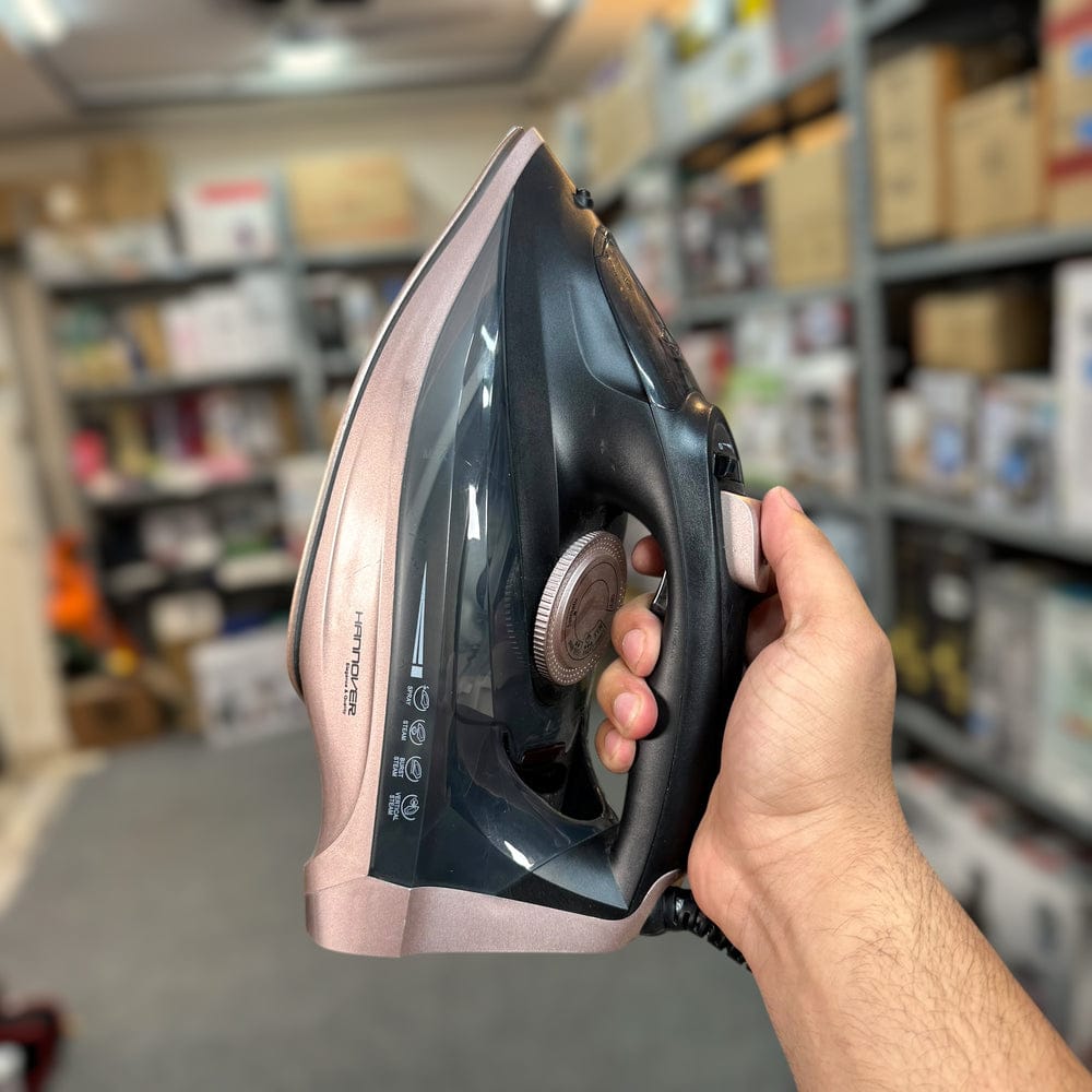 Hannover Steam Iron ? 2200W German Lot | Ceramic Soleplate, Vertical &amp; Burst Steam, Self-Cleaning, Adjustable Temperature Control