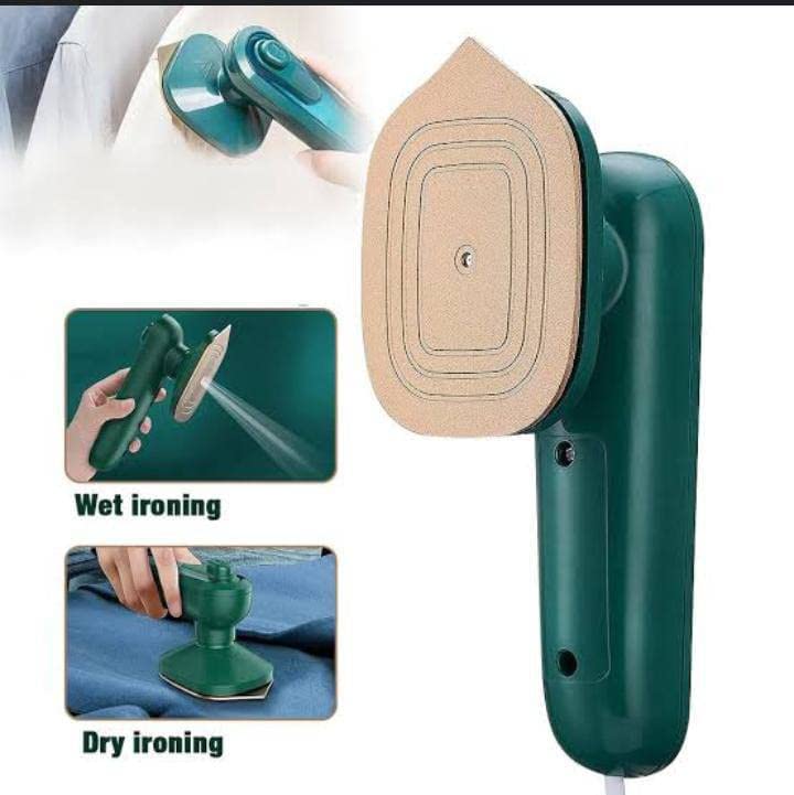 Portable Mini Electric Steam Iron ? Handheld Garment Steamer for Clothes | 40W Ceramic Soleplate, Travel-Friendly, 80ml Water Tank