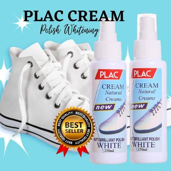 PLAC White Shoe Polish Cream ? Magic Instant Cleaner for White Shoes (250ml)