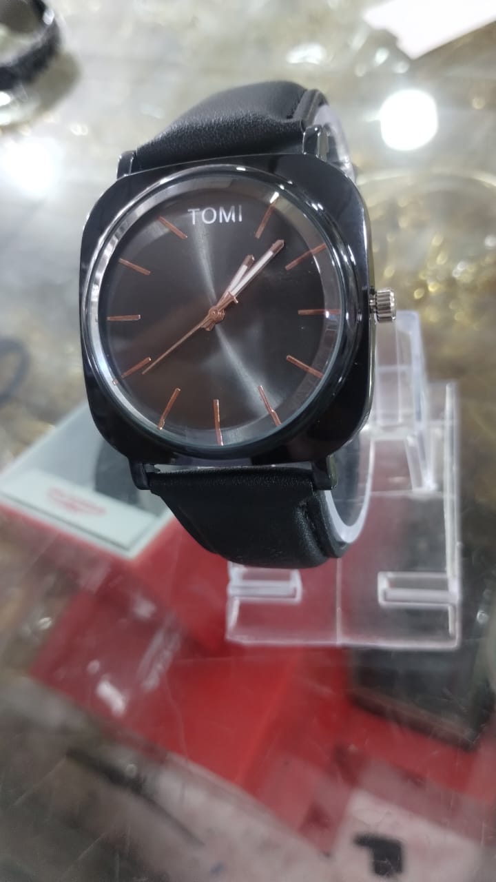 TOMI Original Leather Strap Watch ? Waterproof | Box Included | Elegant Design for Everyday Wear