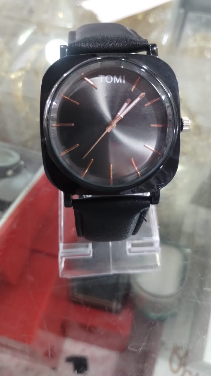 TOMI Original Leather Strap Watch ? Waterproof | Box Included | Elegant Design for Everyday Wear