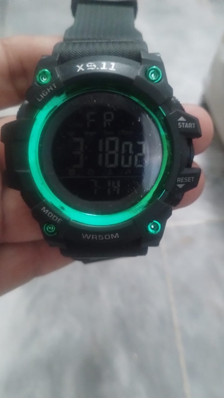 Waterproof Men's Digital Sports Watch ? Mens' Stylish Sport Watch (Without Box)