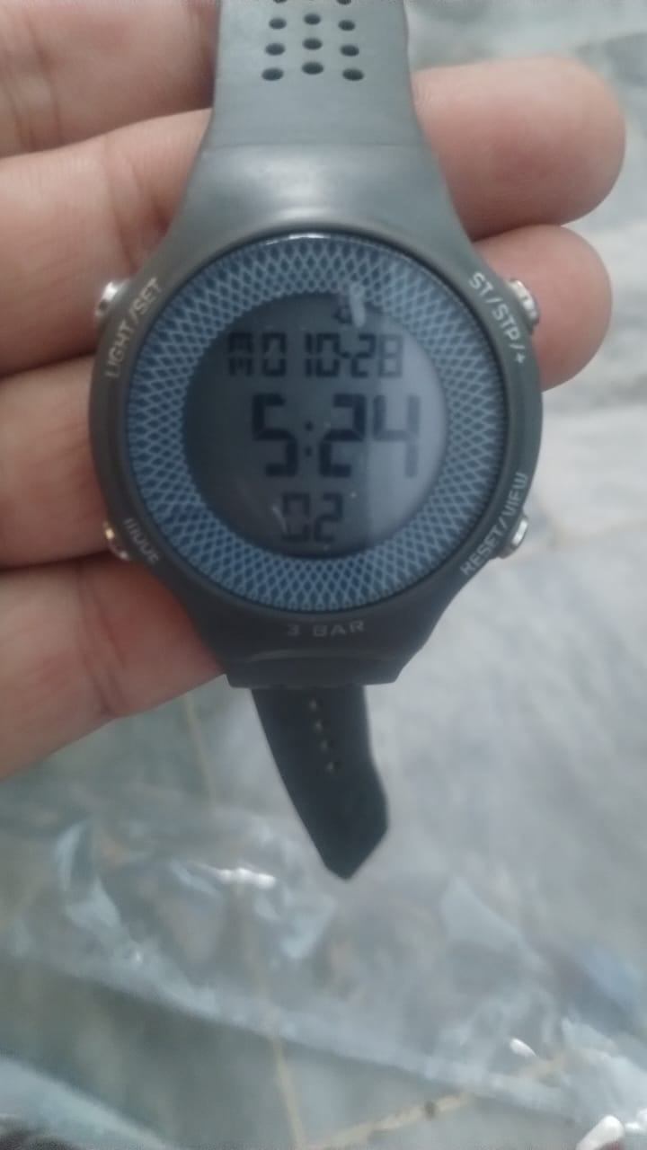 Silicon Digital Watch - Waterproof, Luminous Display, Automatic Movement, Sporty Design, No Box Included
