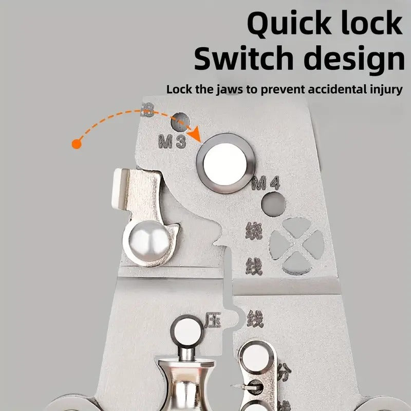 Foldable 8-in-1 Wire Stripping &amp; Cutting Multi-Tool