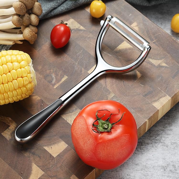 Stainless Steel Vegetable Peeler ? Dual Blades for Effortless Peeling