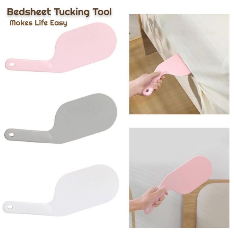 Bed Sheet Tucker ? Easy Bed-Making Tool for Neat, Wrinkle-Free Sheets ( Random color )