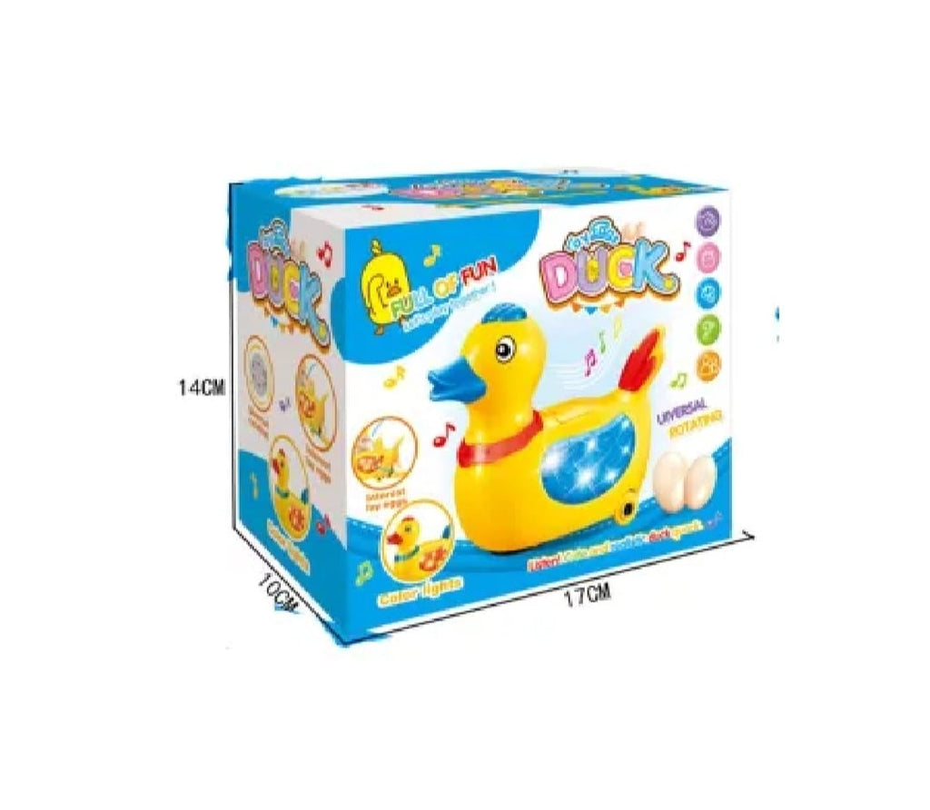 Musical Electric Lay Eggs Duck Toys For Kids and Boys - Battery Operated With Light and Music Sound Toy Vehicles car