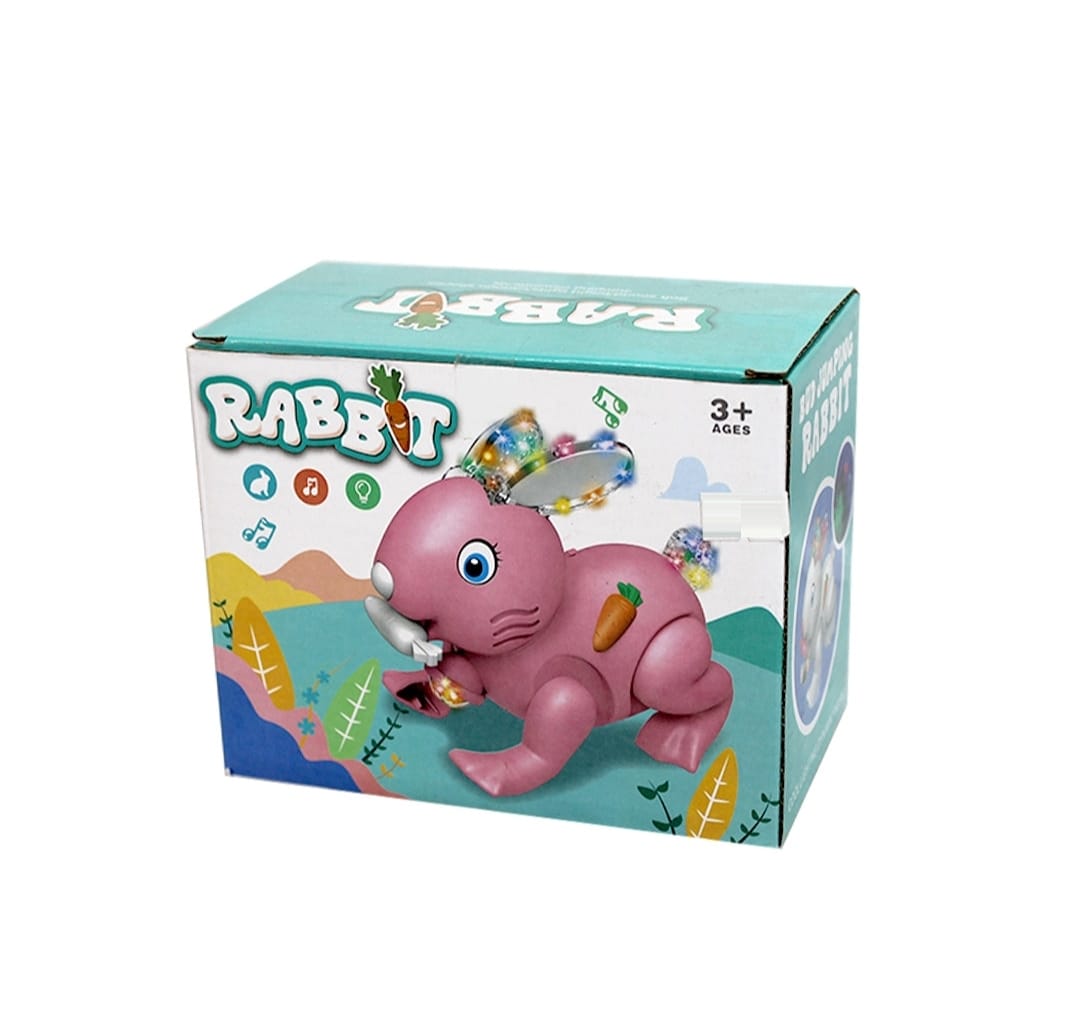 Electric Rabbit Toy for Kids ? Light &amp; Sound, Educational &amp; Musical Play