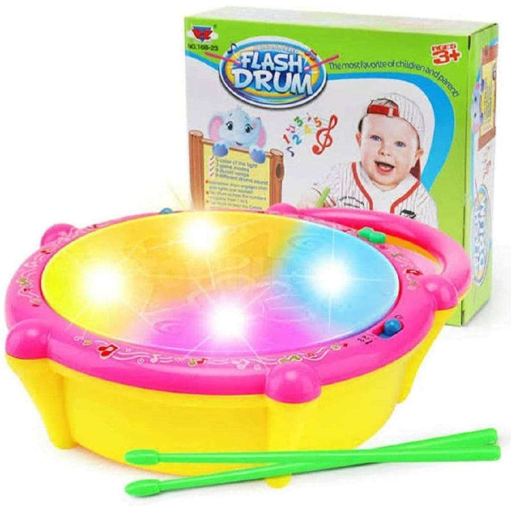 3D Flash Drum for Kids ? Musical Toy with Lights, Sounds &amp; 3 Game Modes