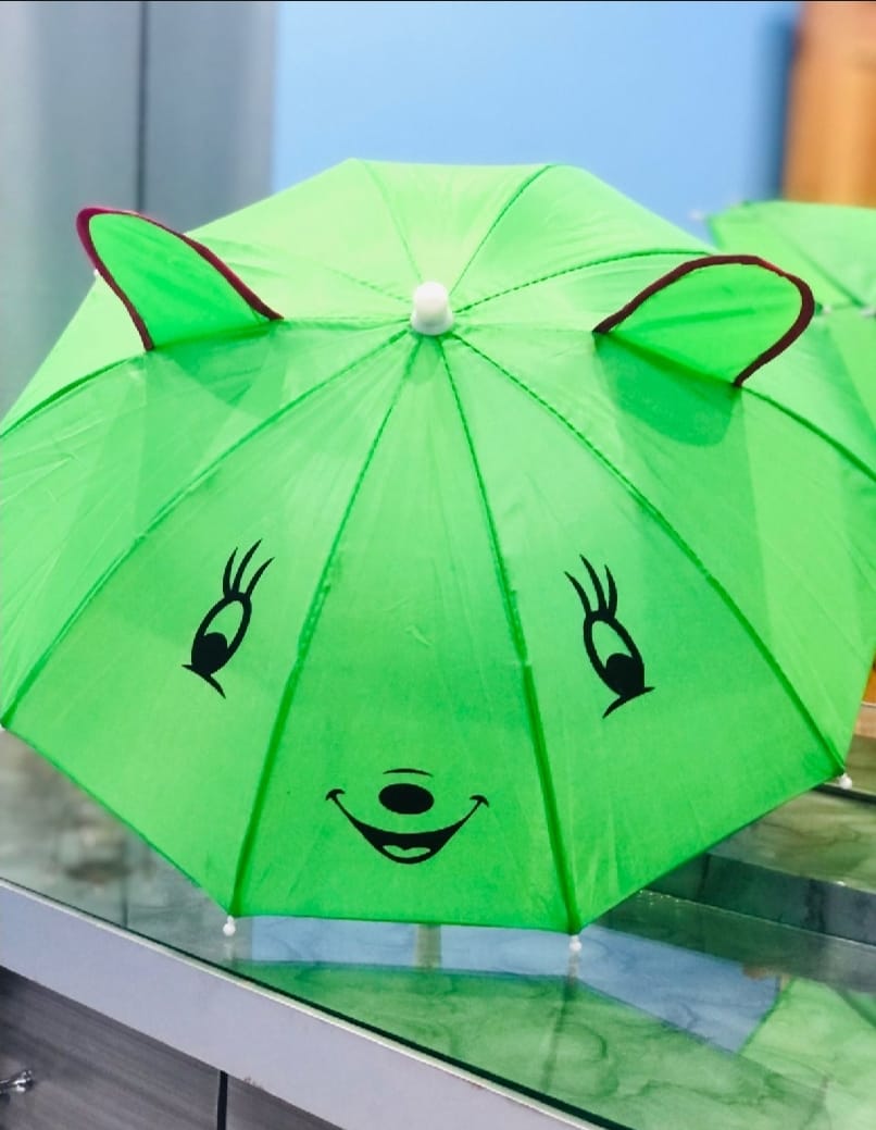 Small Kids Cartoon Umbrella ? Multicolor, Random Shape &amp; Design, Lightweight &amp; Compact