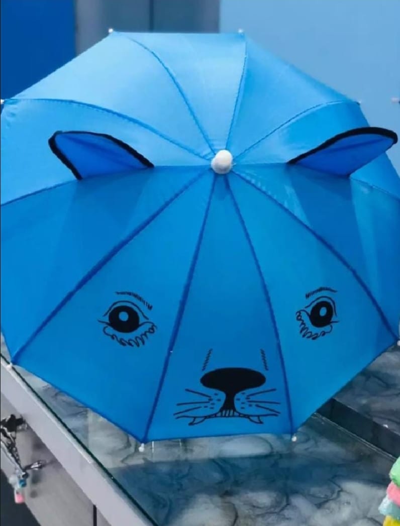 Small Kids Cartoon Umbrella ? Multicolor, Random Shape &amp; Design, Lightweight &amp; Compact