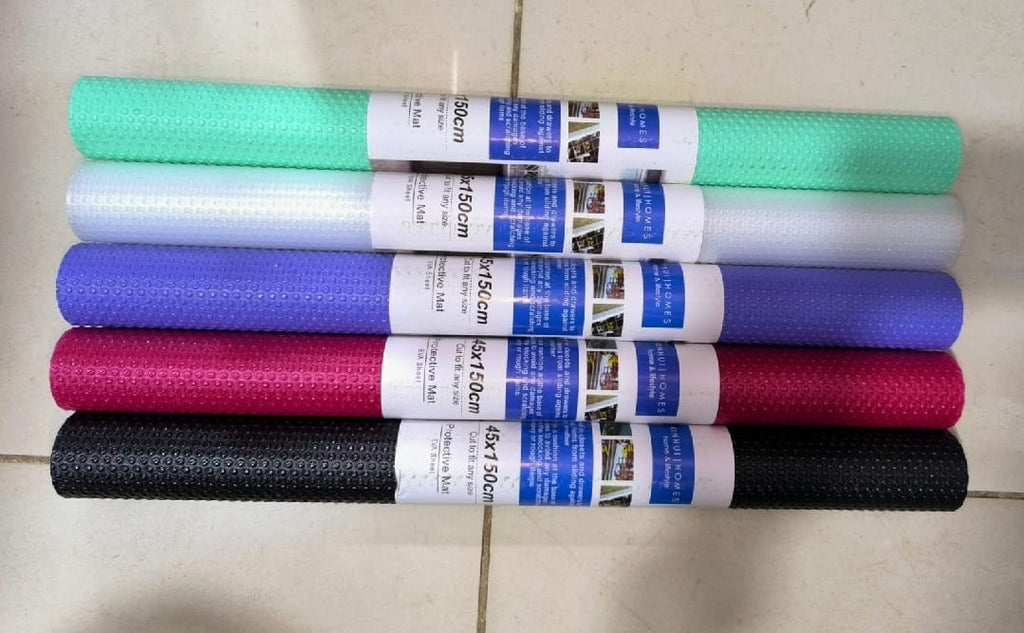 Anti-Slip Fridge Sheet Roll ? 45x150cm ? Spill-Proof Refrigerator Liner for Organized Shelves (Random color)