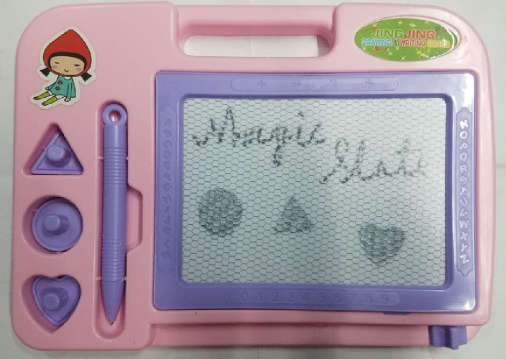 Magnetic Learning Drawing Board for Kids ? Erasable Doodle Pad with Pen, Educational Writing &amp; Sketching Toy