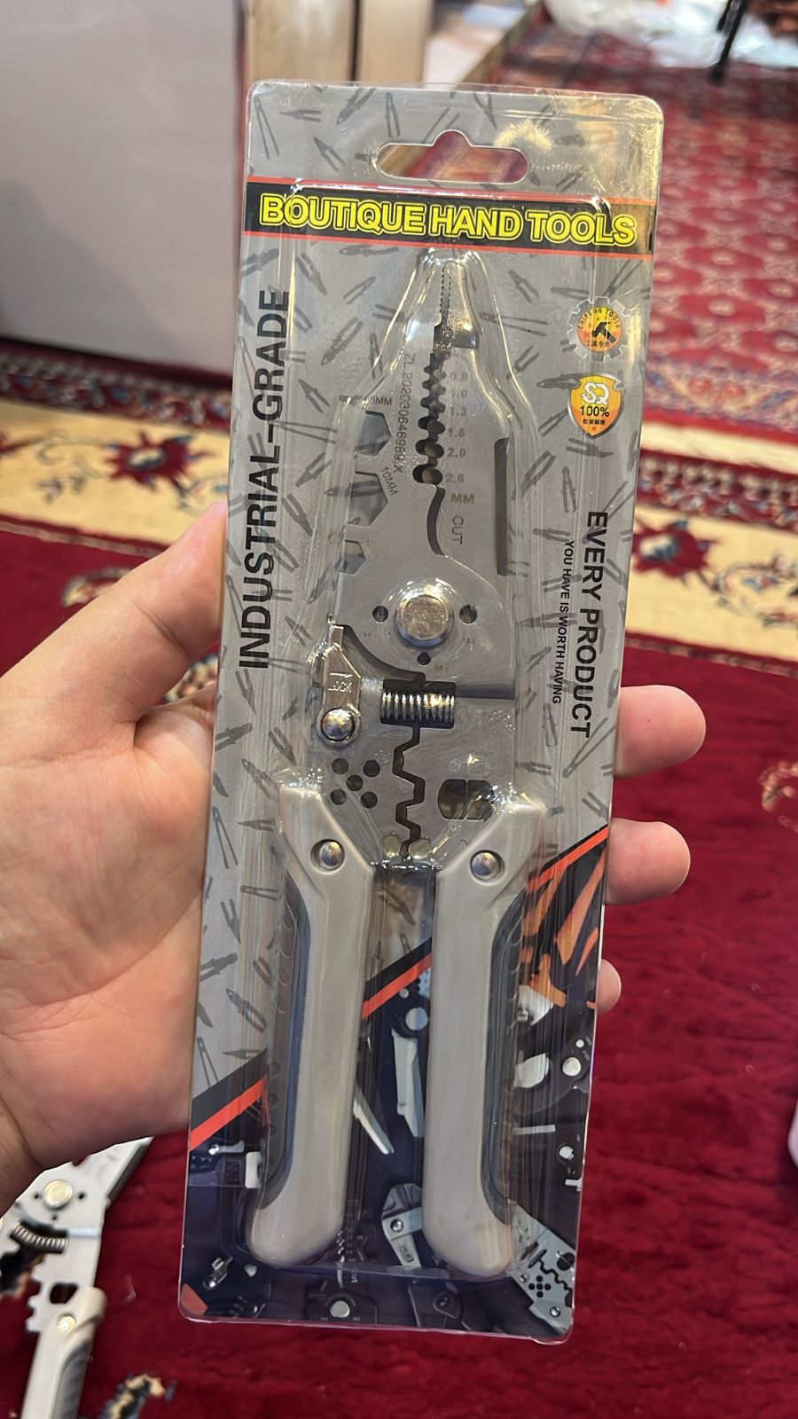 Multi-Function Wire Stripper and Cutter ? 10-in-1 Electrical Tool with Wire Cutting, Stripping, Crimping &amp; Screw Functions