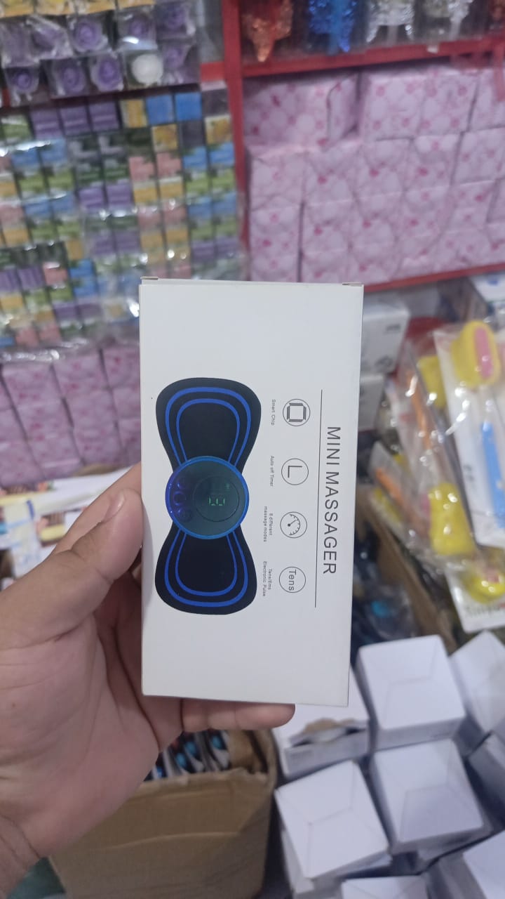 Pain Relief Portable Mini Electric Massager EMS Mini Body Massage Patch for Muscle Pain Relief-Neck,Arms,Back,Shoulder &amp; All Body Pain Relief