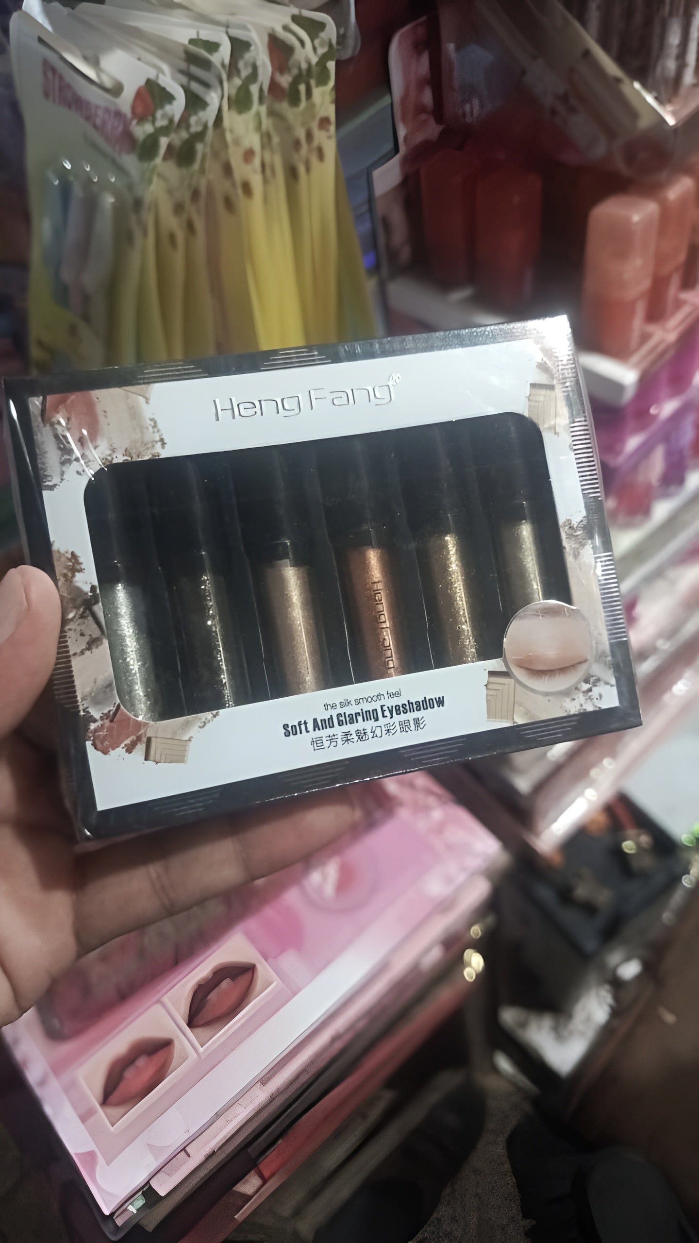 HENG FANG 6 Pcs Liquid Diamond Glitter Eyeshadows Set ? Waterproof, Long-Lasting, Vibrant Colors with Lightweight Texture for Bold &amp; Sparkling Eye Makeup