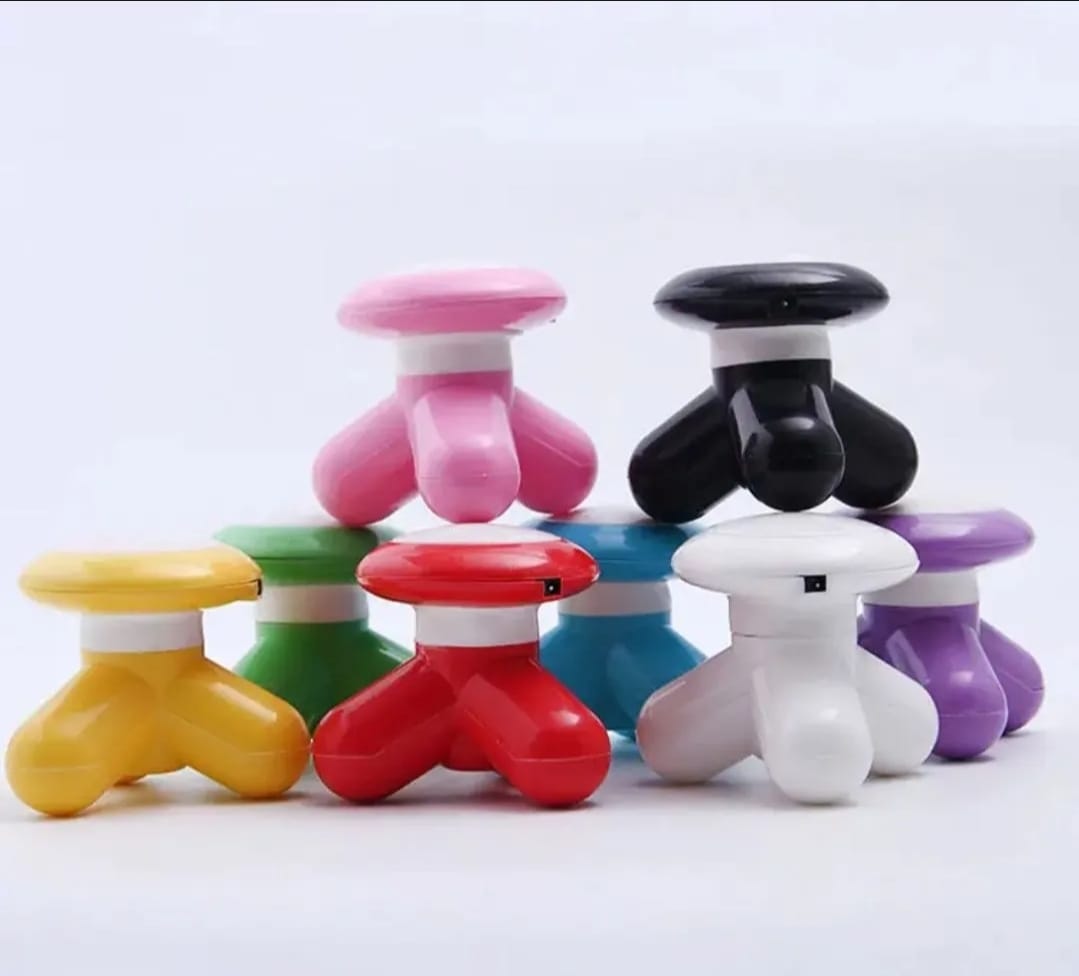 Mini Electric Body Massager for Neck Back Shoulder | USB Powered Vibration Massager Machine for Pain Relief &amp; Muscle Relaxation | Portable Handheld Therapy Tool for Men Women | Lightweight Travel-Friendly Massage Device (Random Color)