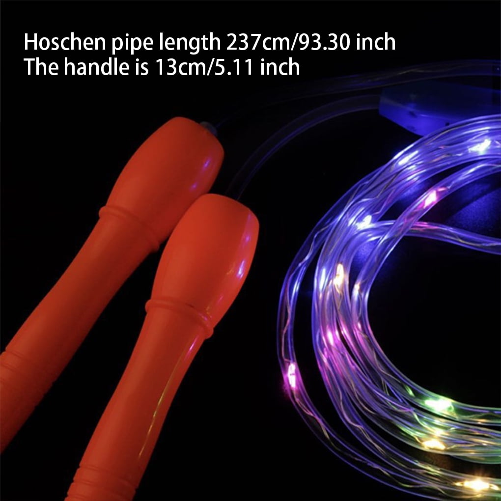 Lighting Jump Skipping Rope ? LED Fitness Rope for Kids &amp; Adults, Indoor/Outdoor Training, Random Color