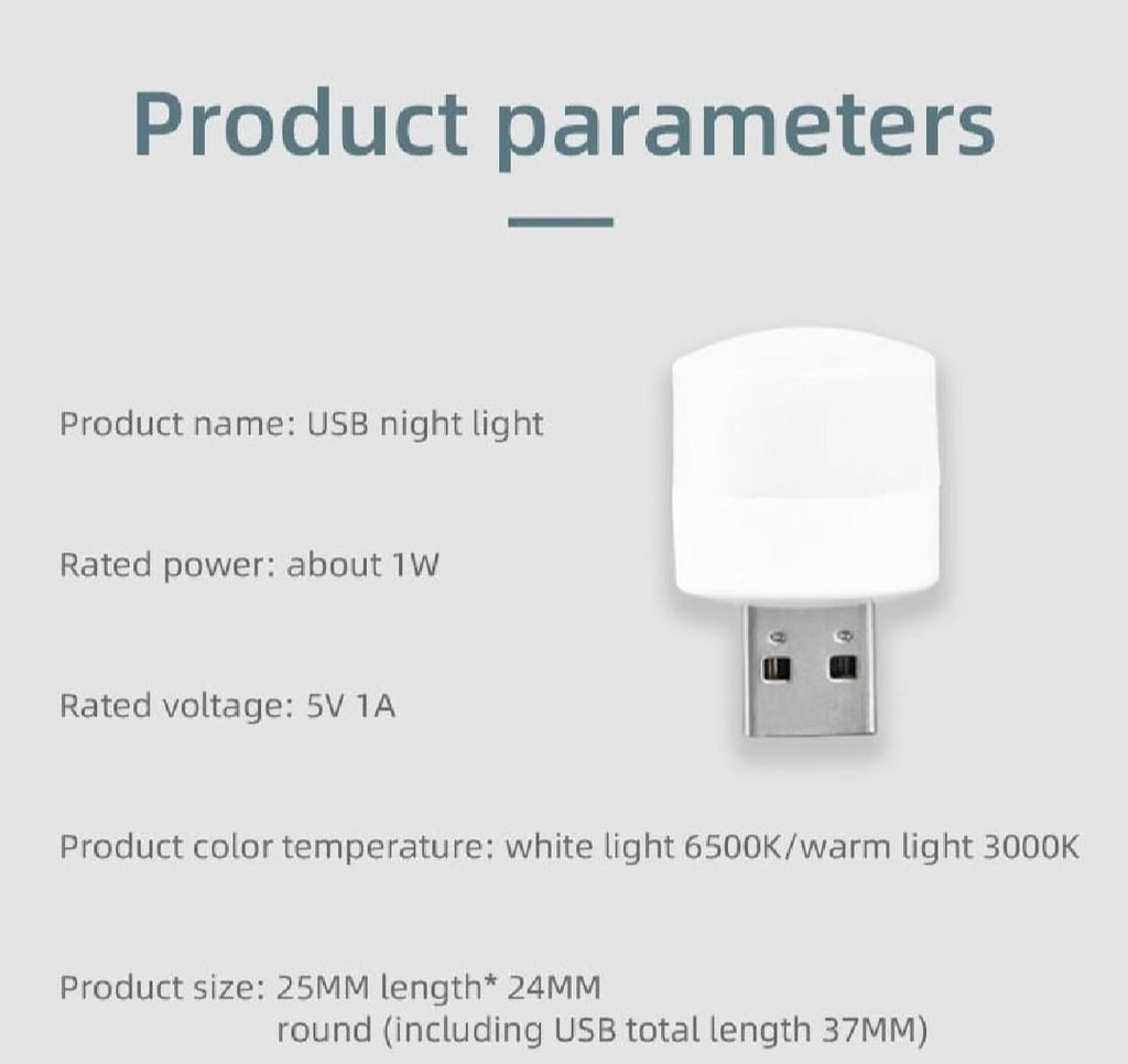 7 Pcs Mini USB LED Light Bulbs ? Portable Plug-in Night Lamps for Laptops, Power Banks &amp; USB Ports