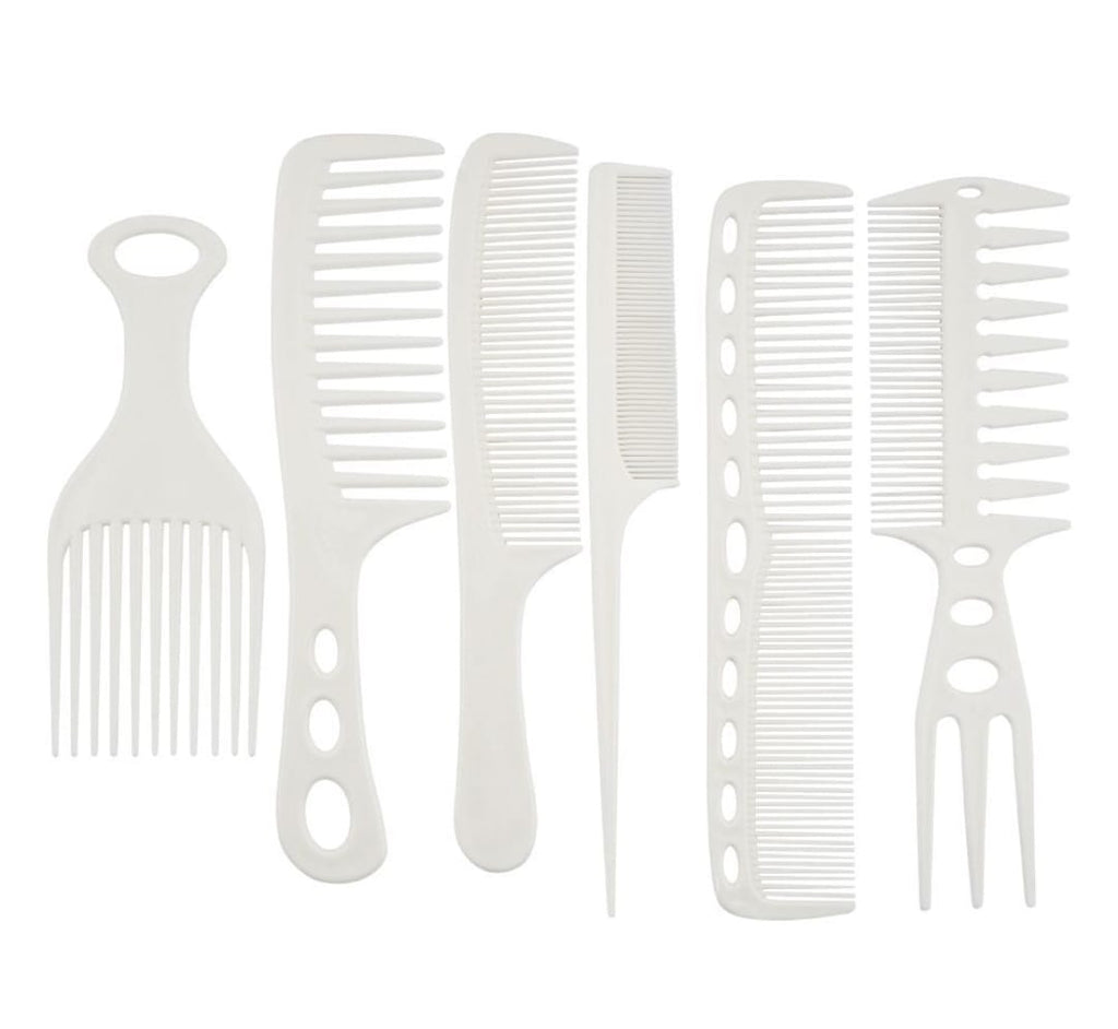 Aimeisi Multifunctional Hair Comb Set ? 6 Pcs Durable Styling Combs for Medium to Long Hair