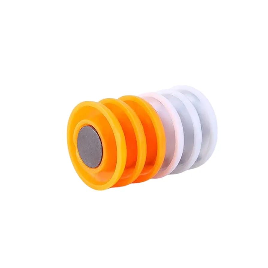 Basketball &amp; Football Refrigerator Magnets ? Set of 10 Durable Sports-Themed Decorative Magnets (1.5 x 1.5 Inches)