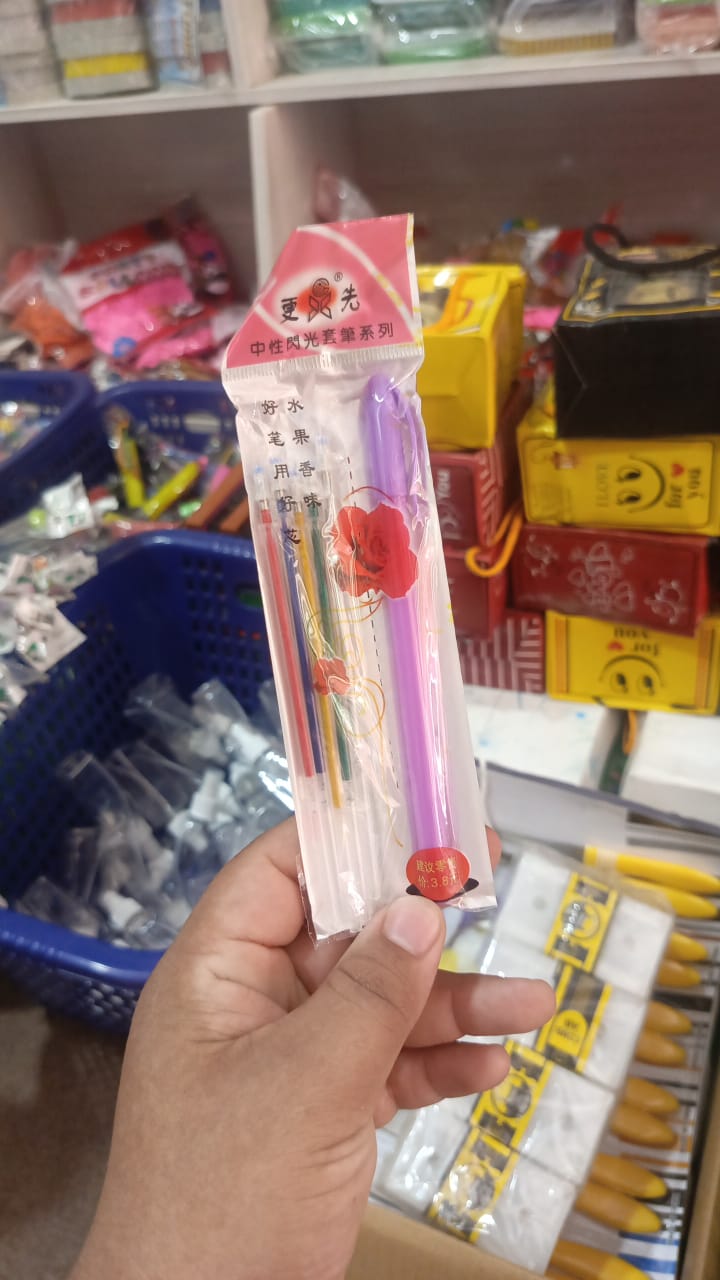 Glitter Gel Pen Refills Set ? 5 Multi-Colored Metallic Ink Refills for Smooth Writing &amp; Creative Art