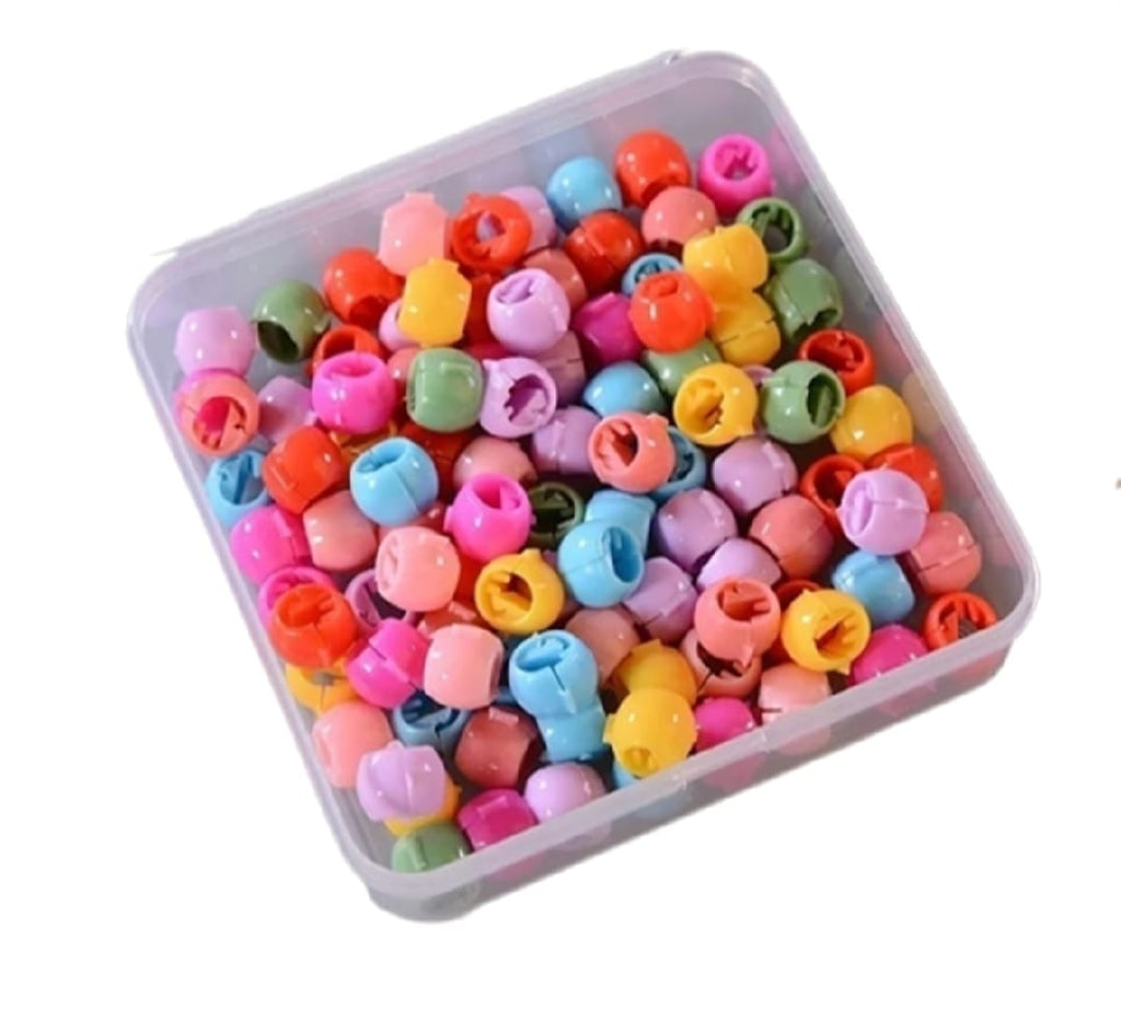 30 PCS Baby Girls Hairpins ? Cute Candy Color Mini Hair Clips &amp; Hair Braids Beads Set (Random Color)
