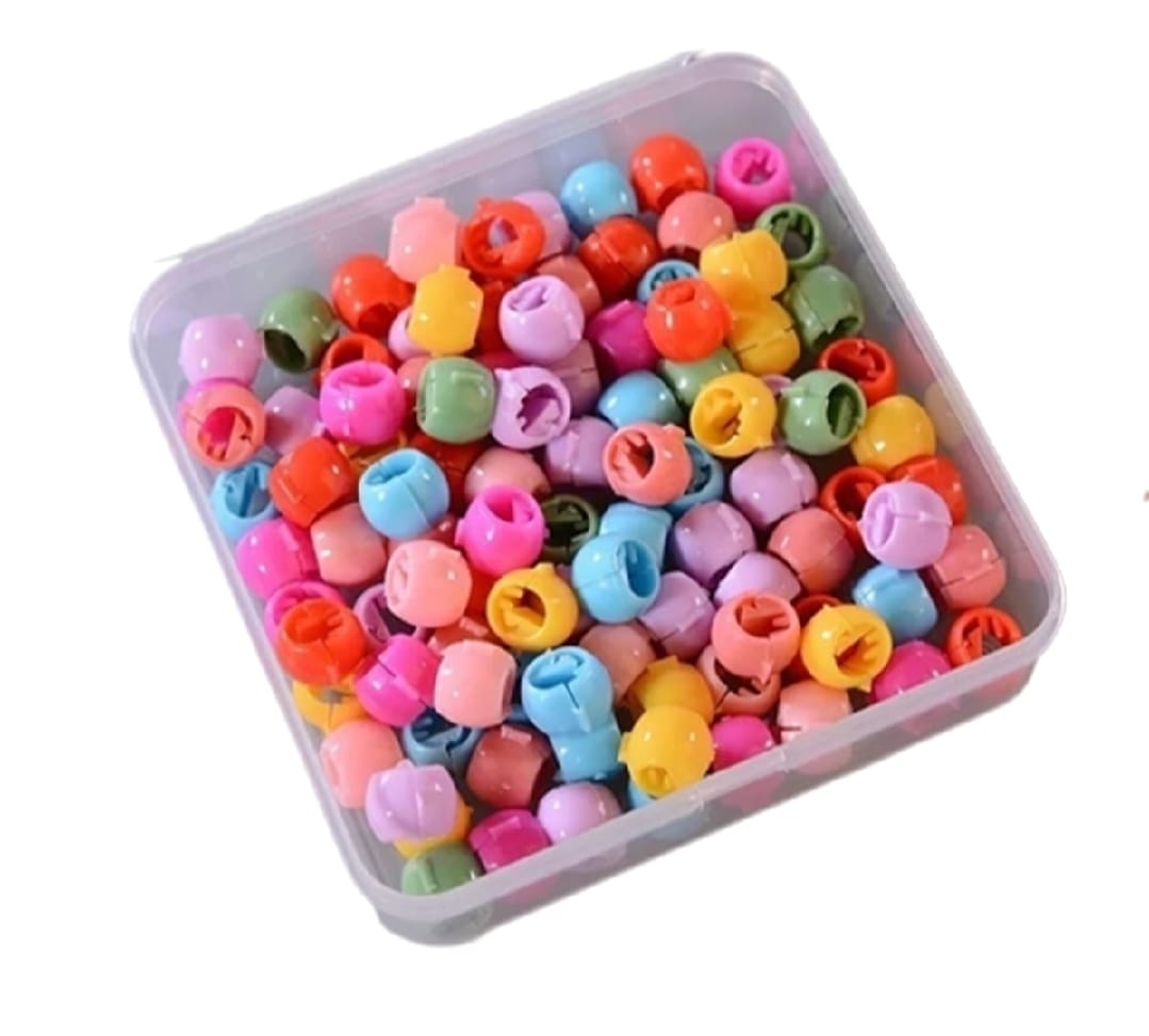 30 PCS Baby Girls Hairpins ? Cute Candy Color Mini Hair Clips &amp; Hair Braids Beads Set (Random Color)