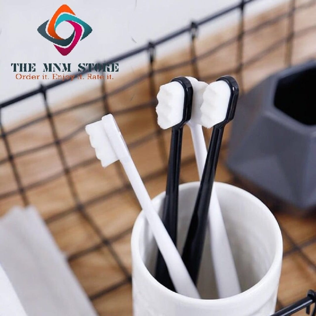 Soft Micro-Nano Manual Toothbrush ? Extra Soft 12,000 Bristles for Sensitive Gums, Adults &amp; Kids
