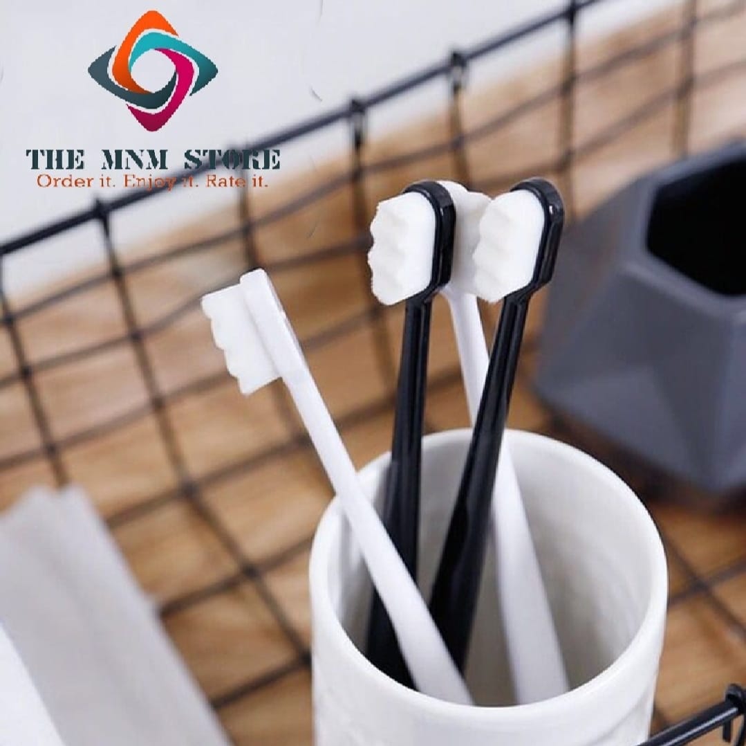 Soft Micro-Nano Manual Toothbrush ? Extra Soft 12,000 Bristles for Sensitive Gums, Adults &amp; Kids