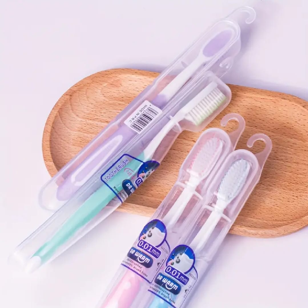 Soft Micro-Nano Manual Toothbrush ? Extra Soft 12,000 Bristles for Sensitive Gums, Adults &amp; Kids