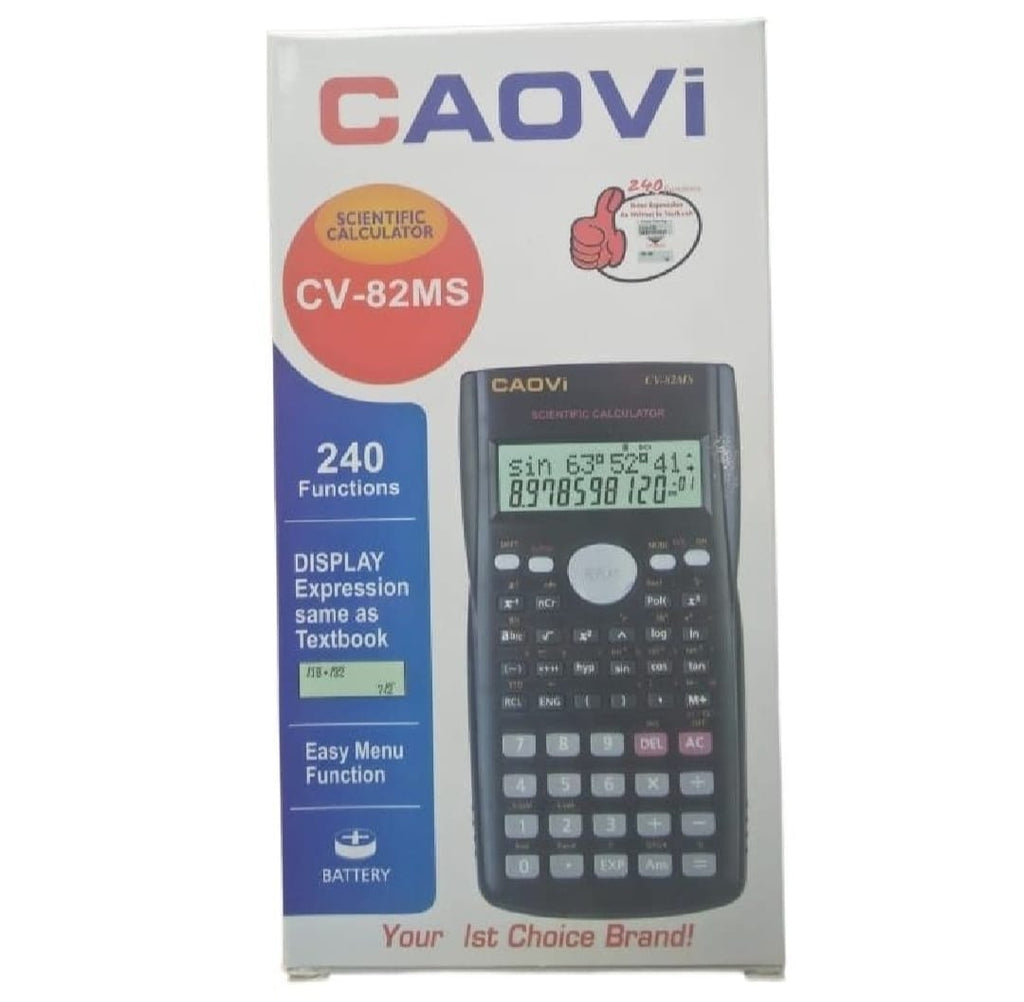 Caovi Scientific Calculator ? Two Line Display, Variables List, Prime Factorization &amp; Random Integers