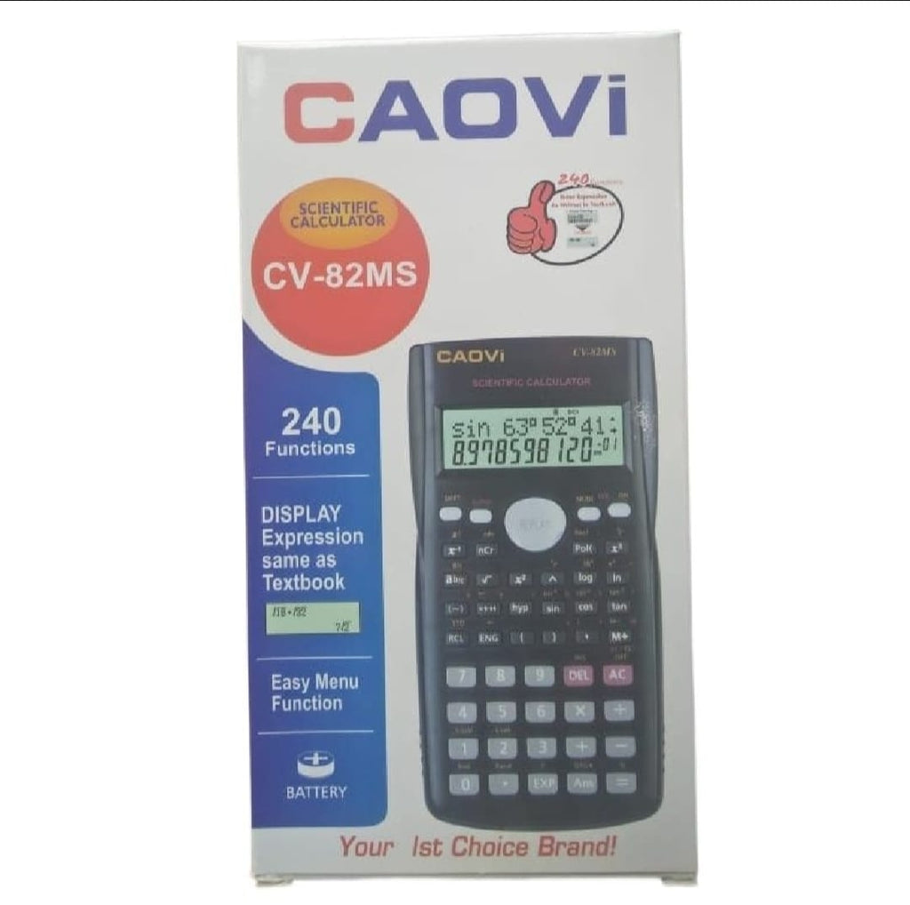 Caovi Scientific Calculator ? Two Line Display, Variables List, Prime Factorization &amp; Random Integers