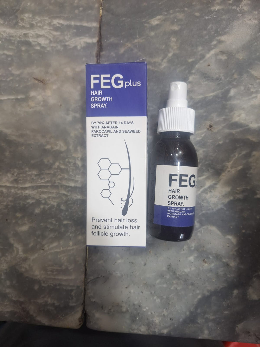 FEG Plus Hair Growth Spray ? Stimulate Follicles, Reduce Hair Fall, and Encourage Thicker, Healthier Growth 60ML